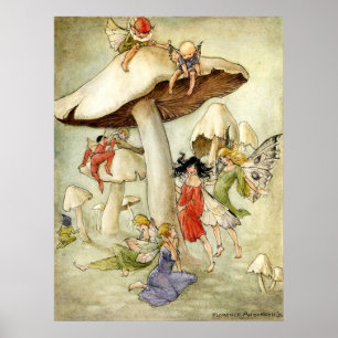 'On Mushroom Hill' - Print Poster