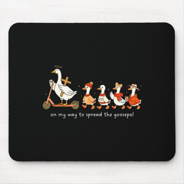 On My Way To Spread The Gospel Youth Pastor Missio Mousepad (Vorne)