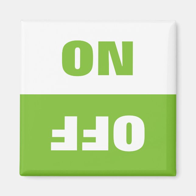 On Off Dishwasher in Gebrauch signalisieren Kühlsc Magnet (Vorne)