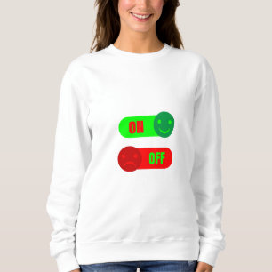 On Off Mood Emoji Damen Hoodie