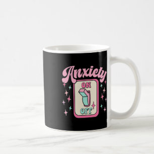 On Off Switching Spaß Mental Health Awareness Retr Kaffeetasse