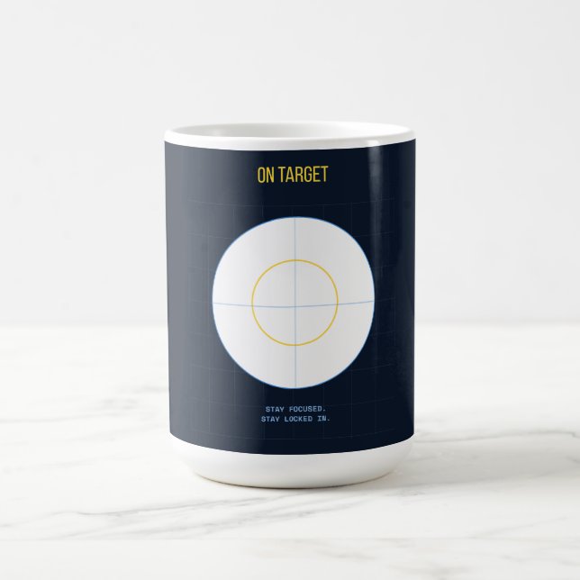 On Target — 90er Maximalist-Kaffeetasse | Retro  Kaffeetasse (Mittel)