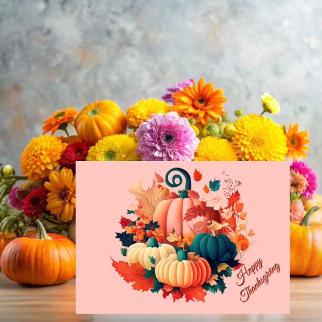 On Thanksgiving we give thanks Karte (Von Creator hochgeladen)