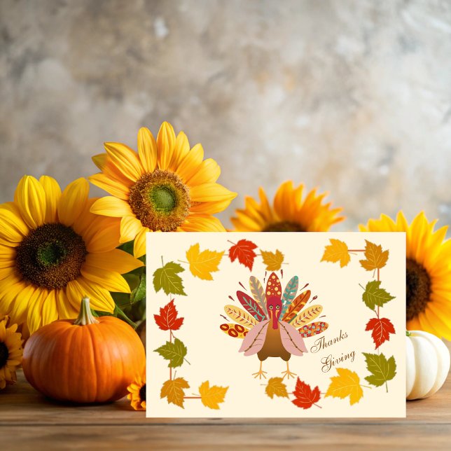 On Thanksgiving we wish you love Karte (Von Creator hochgeladen)