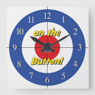 "On the Button" Curlers Uhr - (Blau)