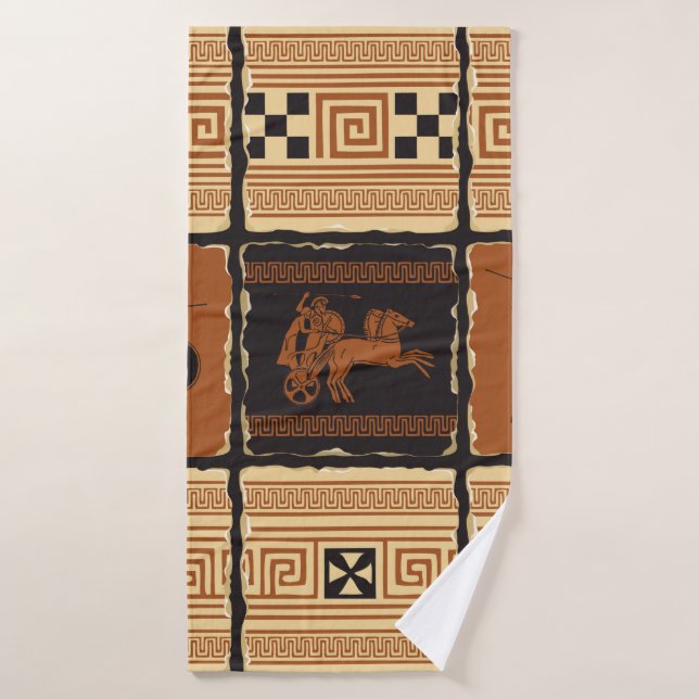  on the theme of Ancient Greece in form of a set o Badehandtuch (Badehandtuch)