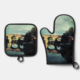 On the way to Attercliffe Ofenhandschuh & Topflappen-Set