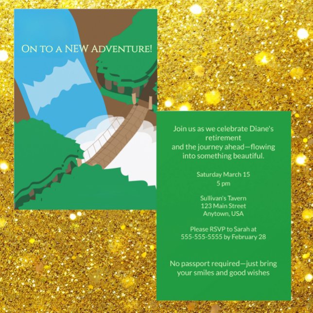 On to a New Adventure Einladung (Von Creator hochgeladen)