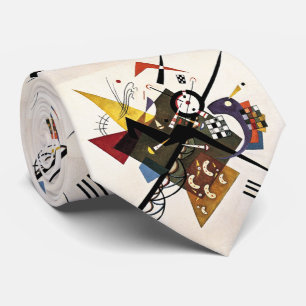 On White II - Wassily Kandinsky Krawatte