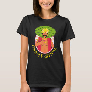 Onam-Fest Indien Feiertag Indisch Kerala Religiös T-Shirt