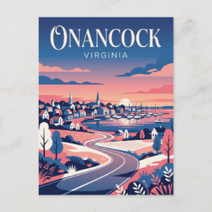 Onancock USA is already in English and contains a  Postkarte