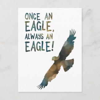 Once an Eagle Always an Eagle Postkarte