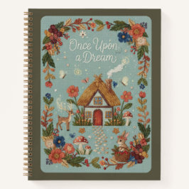 Once Upon a Dream Embroidered Cottage Journal Notizbuch