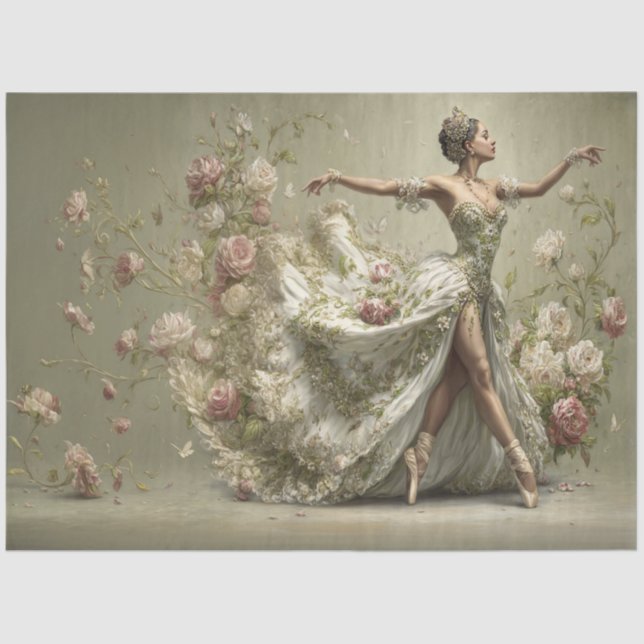 Once upon a Time Series Ballerina Two Seidenpapier (Vorderseite)