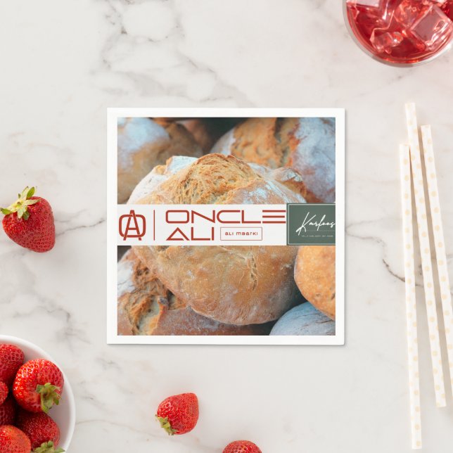 ONCLE ALI Paper Napkin Serviette (Beispiel)