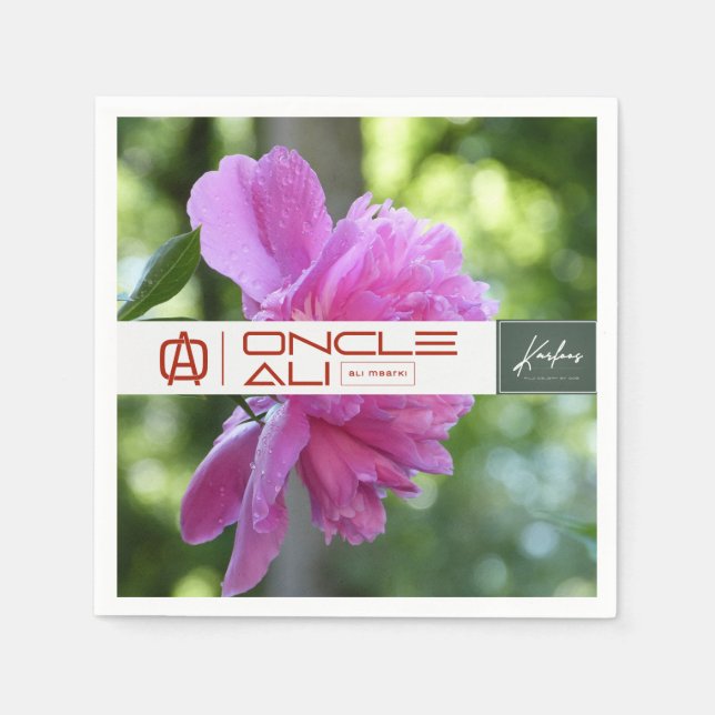 ONCLE ALI Paper Napkin Serviette (Vorderseite)