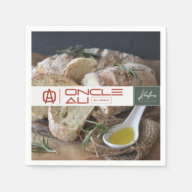 ONCLE ALI Paper Napkin Serviette (Vorderseite)
