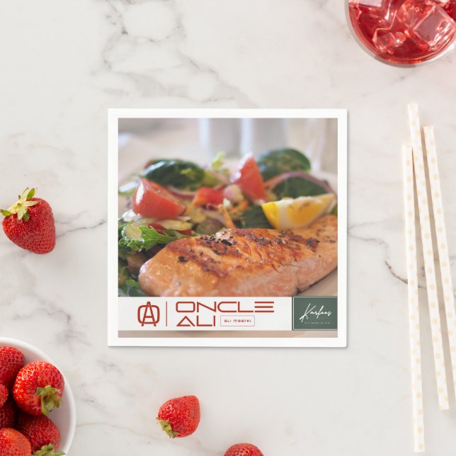 ONCLE ALI Paper Napkin Serviette (Beispiel)