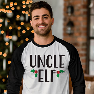 Oncle Elf Familienweihnachtsgeschenk T-Shirt