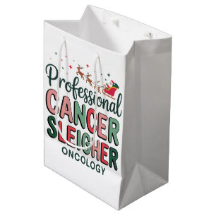 Oncology-Krankenschwester Weihnachten Krebs Chemo  Mittlere Geschenktüte