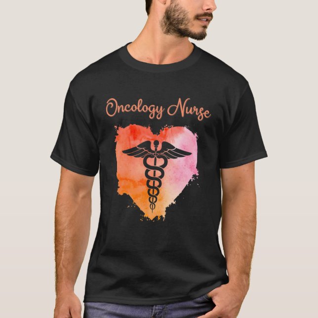 Oncology Nurse  Nurses Nursing Graduation Caduceus T-Shirt (Vorderseite)