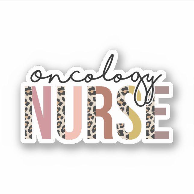Oncology Nurse, Oncology Nursing Cancer Nurse Gift Aufkleber (Vorderseite)