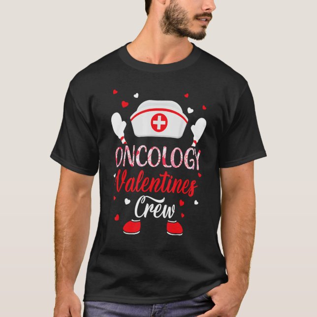 Oncology Valentines Tee Nurse Crew Family Group Nu (Vorderseite)