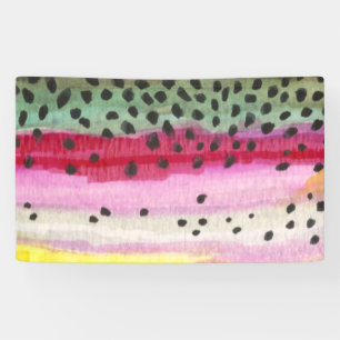 Oncorhynchus Mykiss, Regenbogenforelle Banner