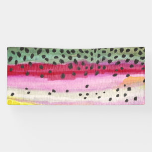 Oncorhynchus Mykiss, Regenbogenforelle Banner