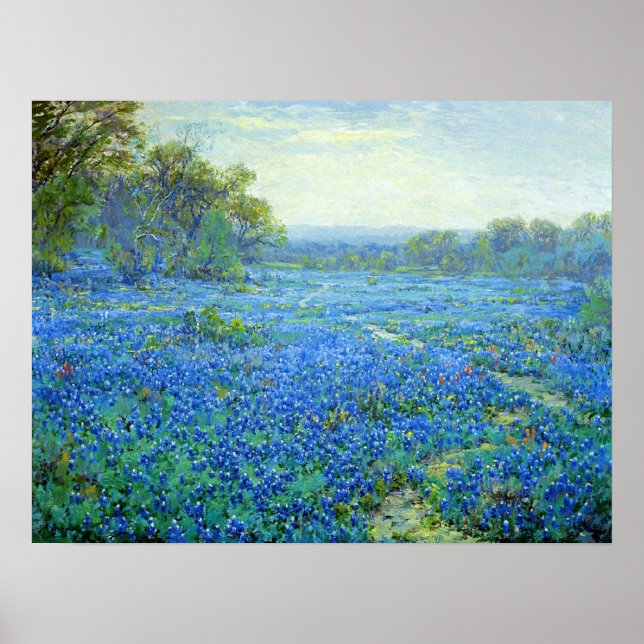 Onderdonk - Bluebonnet Scene Poster (Vorne)