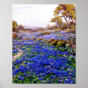 Onderdonk - Bluebonnets bei Twilight Poster