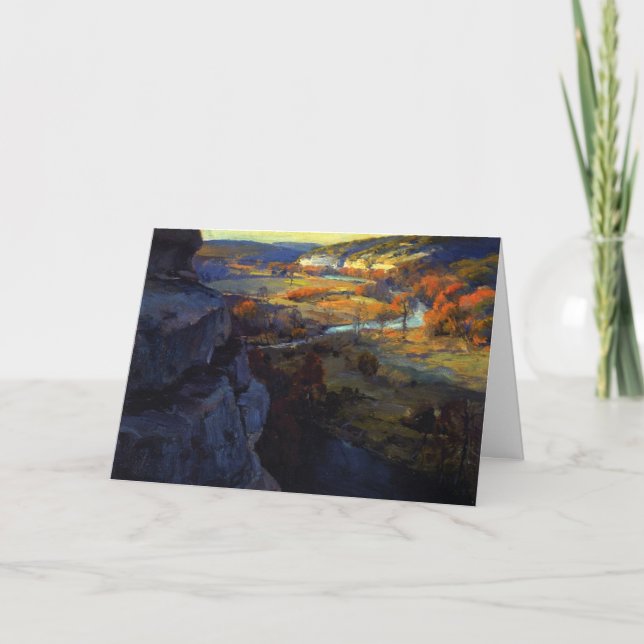 Onderdonk - Bluffs am Fluss Guadalupe Karte (Vorderseite)