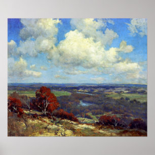 Onderdonk - Ein Wintervormittag am Guadalupe Poster