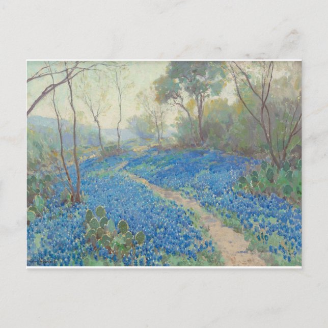 Onderdonk - Eine Hillside von Bluebonnets Postcard Postkarte (Vorderseite)