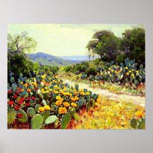 Onderdonk - Kakteen in Bloom 1915 Poster