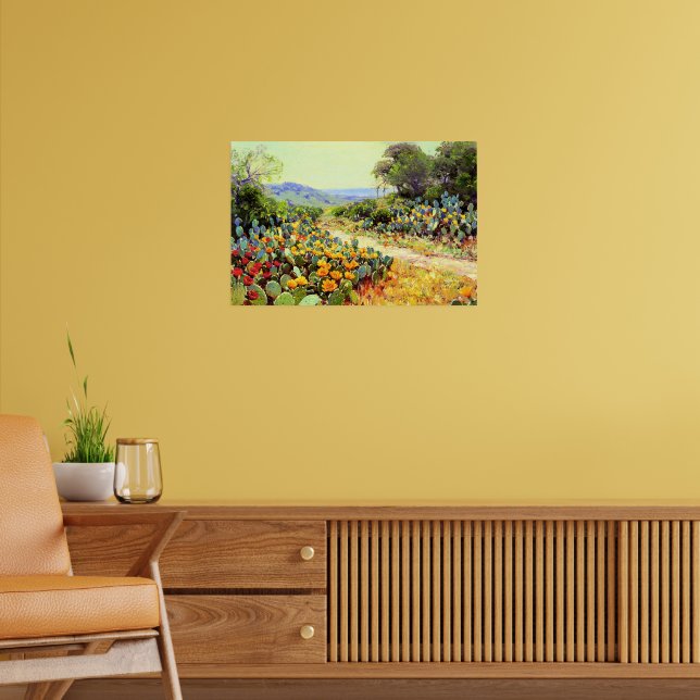 Onderdonk - Kaktus in Blüte Poster (Wohnzimmer 2)