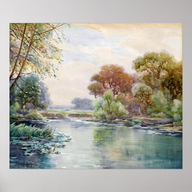 Onderdonk - Landschaft ohne Titel Poster (Vorne)