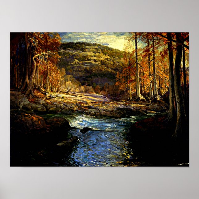 Onderdonk - Waldstrom, Kunstmalerei Poster (Vorne)