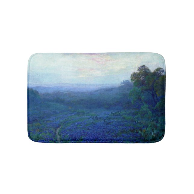 Onderdonk - Weg durch ein Bluebonnets-Feld Badematte (Vorderseite)