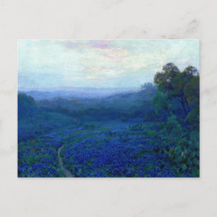 Onderdonk - Weg durch ein Feld von Bluebonnets Postkarte