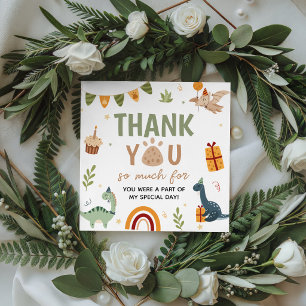 ONE-a-saurus Dino Geburtstagsgeschenk Danke-Tag Geschenkanhänger