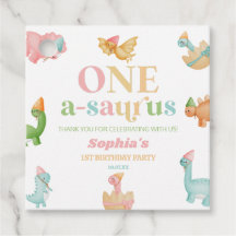 One A-Saurus Dinosaur 1. Geburtstagsparty