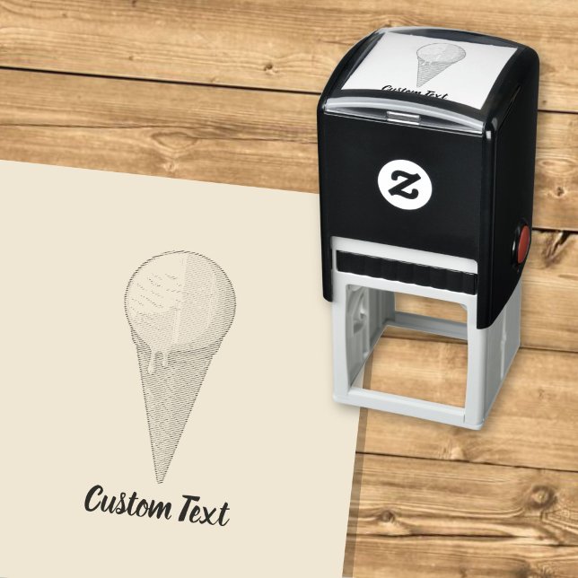 One Ball Ice Creme Cone Permastempel (Von Creator hochgeladen)