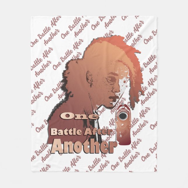 One Battle After Another – Cinematic Movie-Inspire Fleecedecke (Vorderseite)