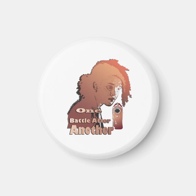 One Battle After Another – Cinematic Movie-Inspire Magnet (Vorne)