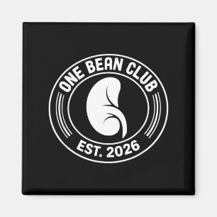One Bean Club 2026 Nierenspender-Transplantation Magnet