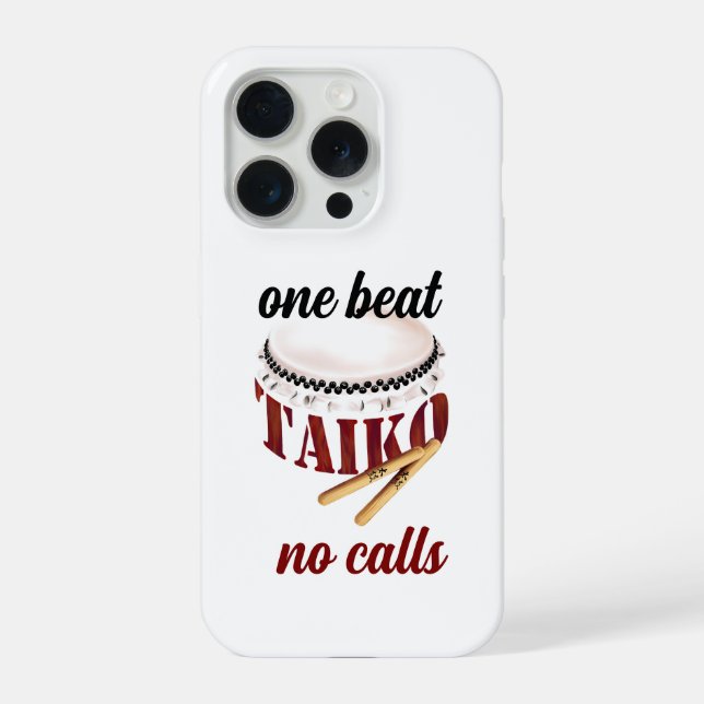One beat no calls Telefoonhoes iPhone Hülle (Rückseite)