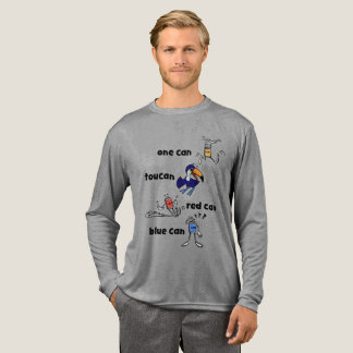 One Can Toucan Red Can Blue Can Men LS Shirt