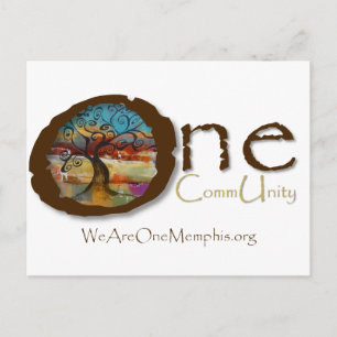 One CommUnity mit Bonnie Gravette of Berkana Blue Postkarte