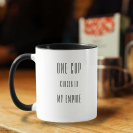 ONE CUP NAHER moderne Motivierend Typografie-Tasse Tasse